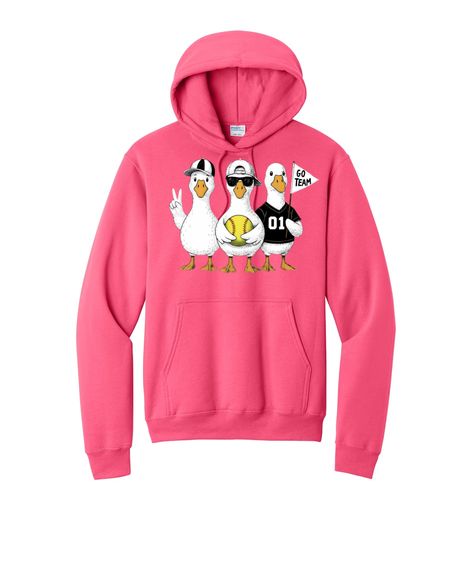 3 GEESE - Port & Co™ Core Fleece Pullover HOODIE Sweatshirt