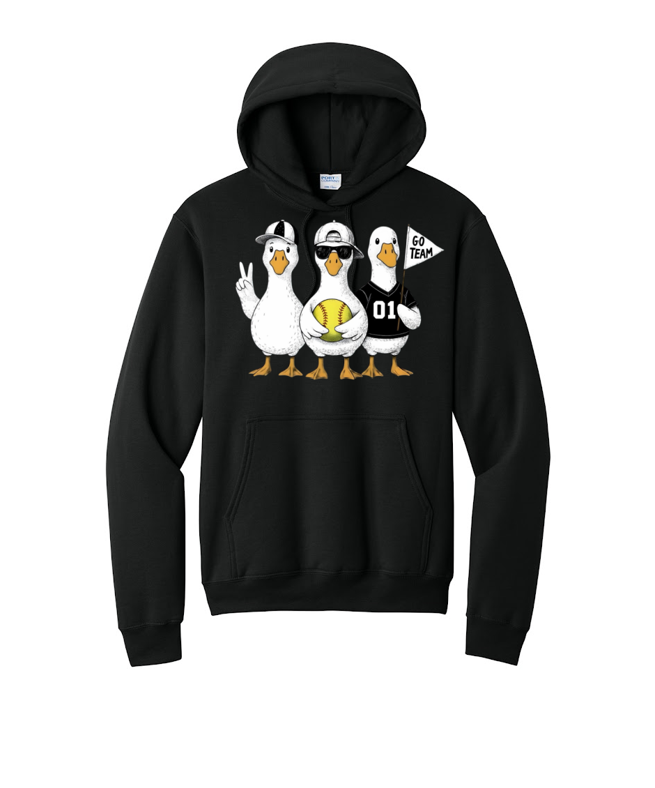 3 GEESE - Port & Co™ Core Fleece Pullover HOODIE Sweatshirt