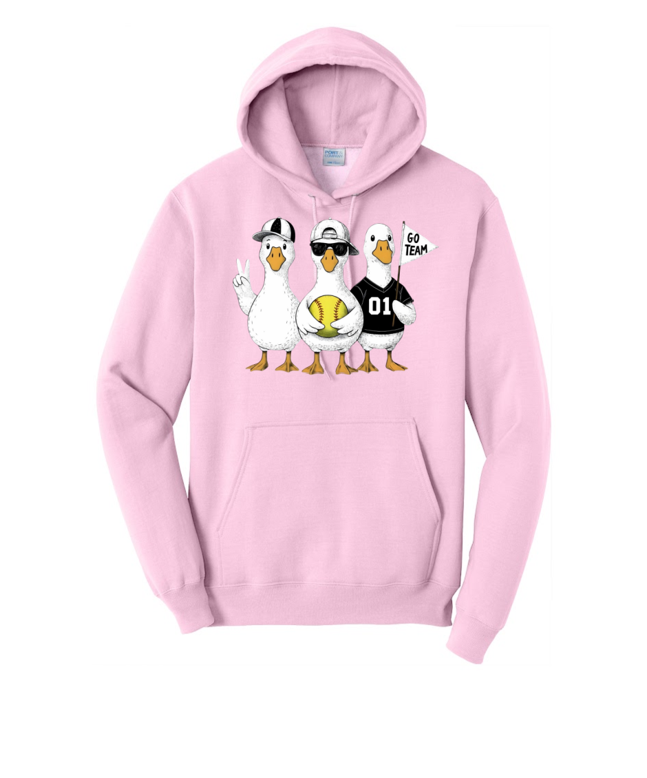 3 GEESE - Port & Co™ Core Fleece Pullover HOODIE Sweatshirt