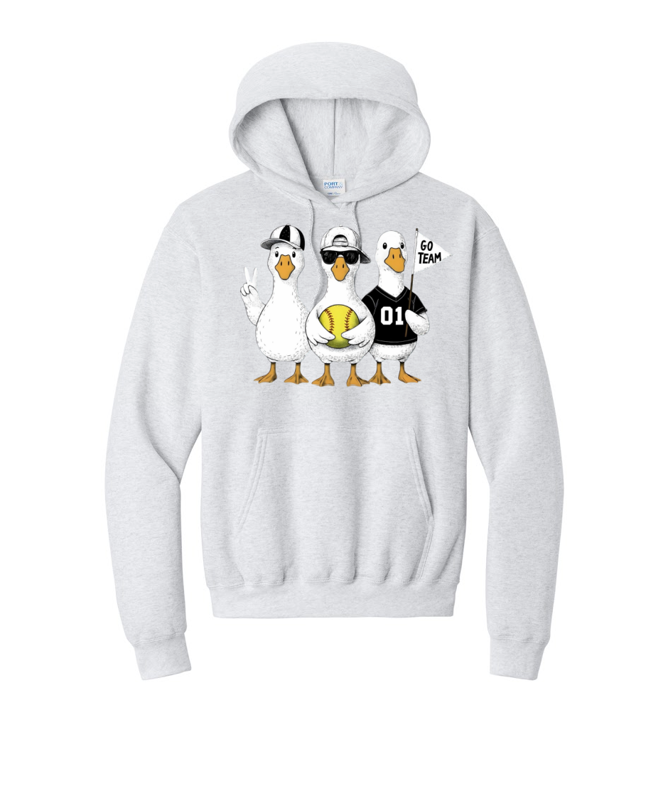 3 GEESE - Port & Co™ Core Fleece Pullover HOODIE Sweatshirt