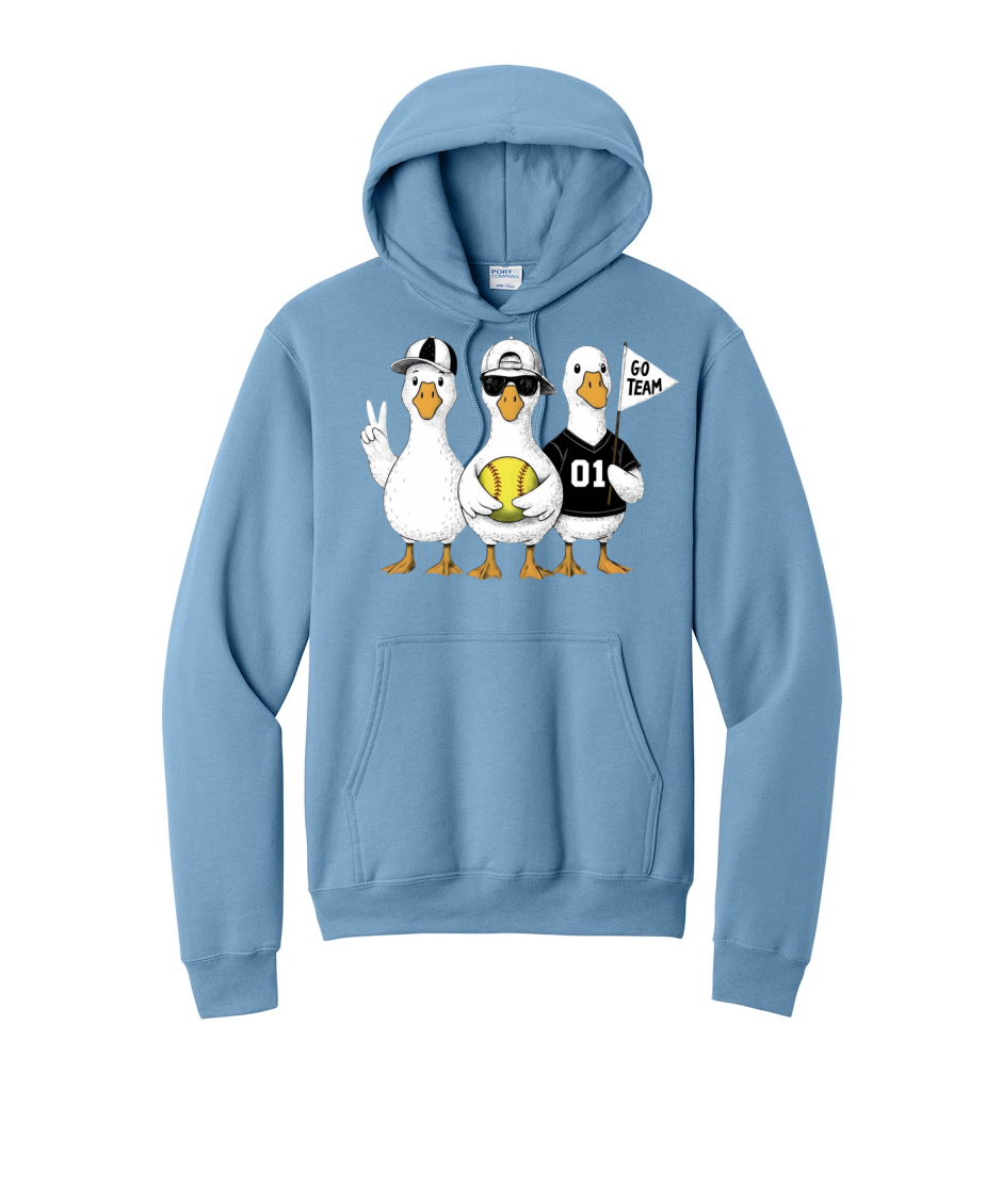 3 GEESE - Port & Co™ Core Fleece Pullover HOODIE Sweatshirt