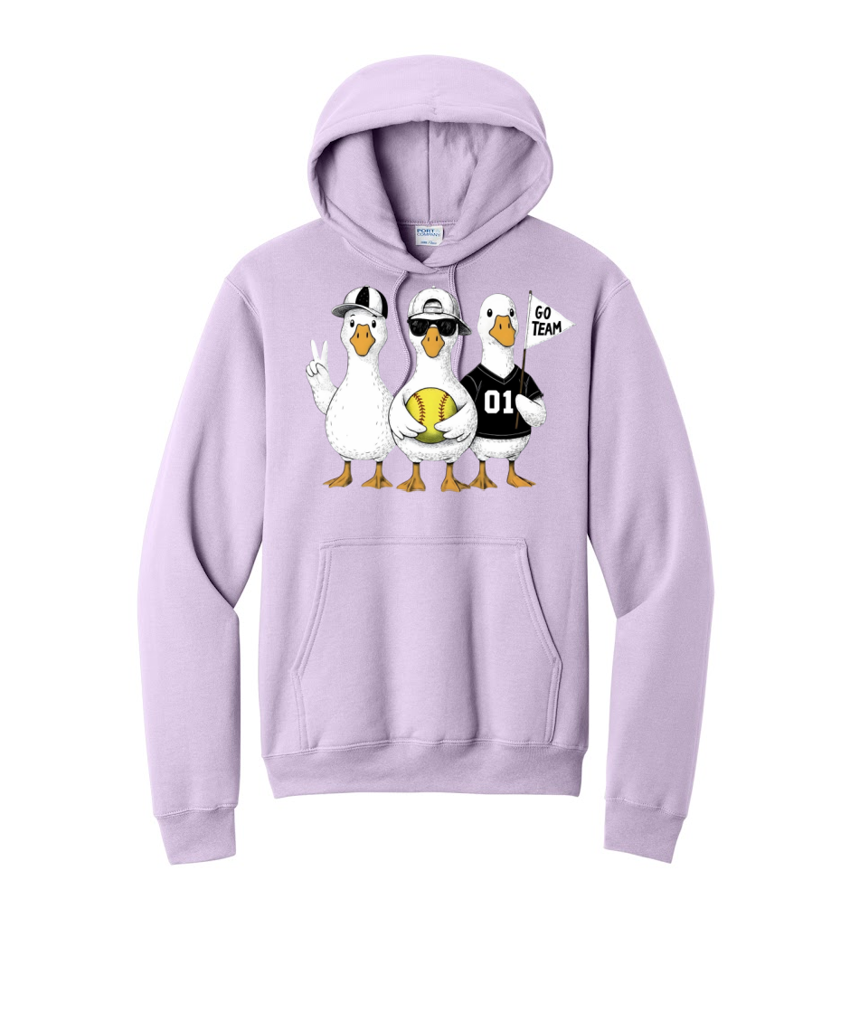 3 GEESE - Port & Co™ Core Fleece Pullover HOODIE Sweatshirt