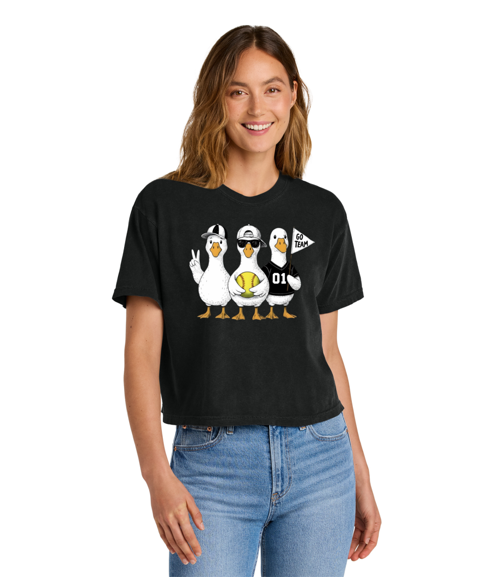 3 GEESE - Comfort Colors® Women’s Heavyweight Boxy Tee