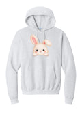PEEPING BUNNY- Port & Co™ Core Fleece Pullover Hooded Sweatshirt