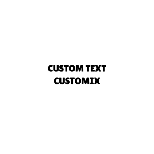 Custom name and number