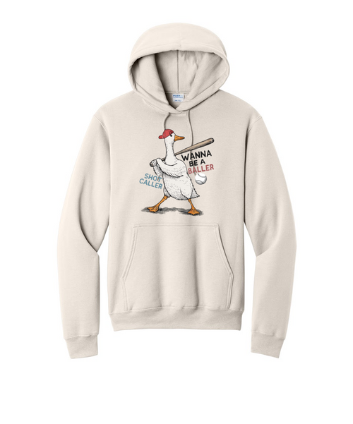 BALLER GOOSE 1- Port & Co™ Core Fleece Pullover HOODED Sweatshirt