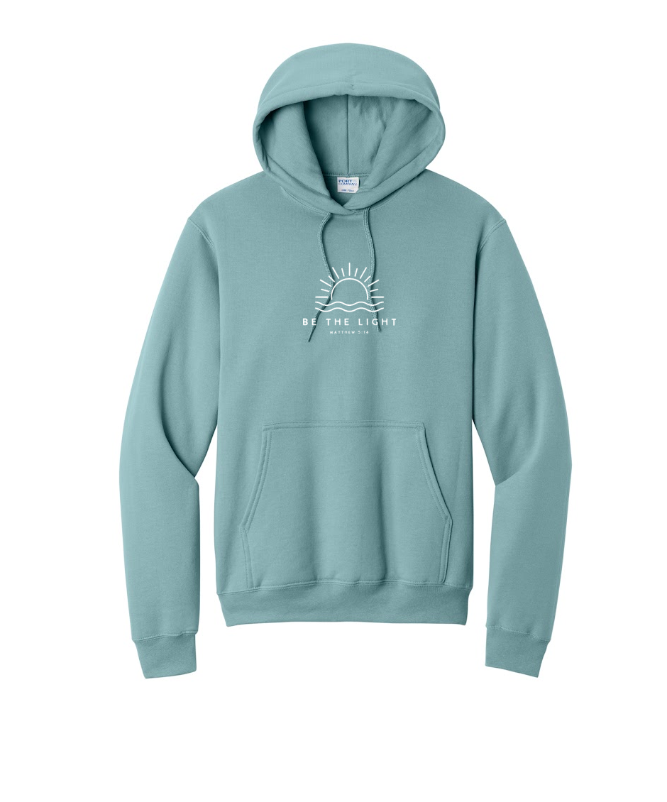 BE THE LIGHT - Port & Co™ Core Fleece Pullover HOODED Sweatshirt