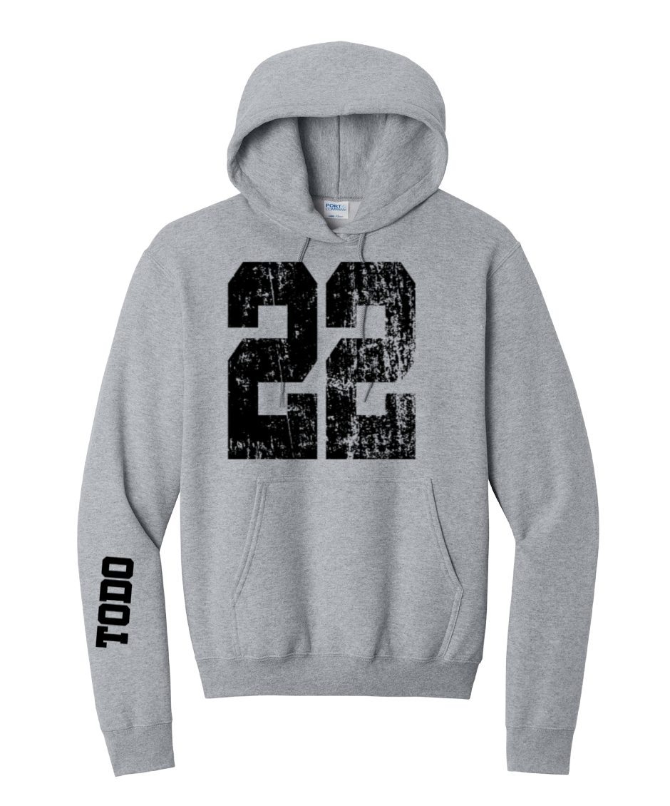 LARGE NUMBERS Fleece Pullover HOODED Sweatshirt