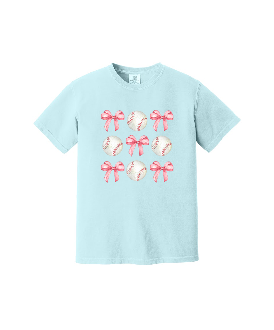 BASEBALL AND BOWS - Comfort Colors® Heavyweight Ring Spun Tee 1717 (Copy)