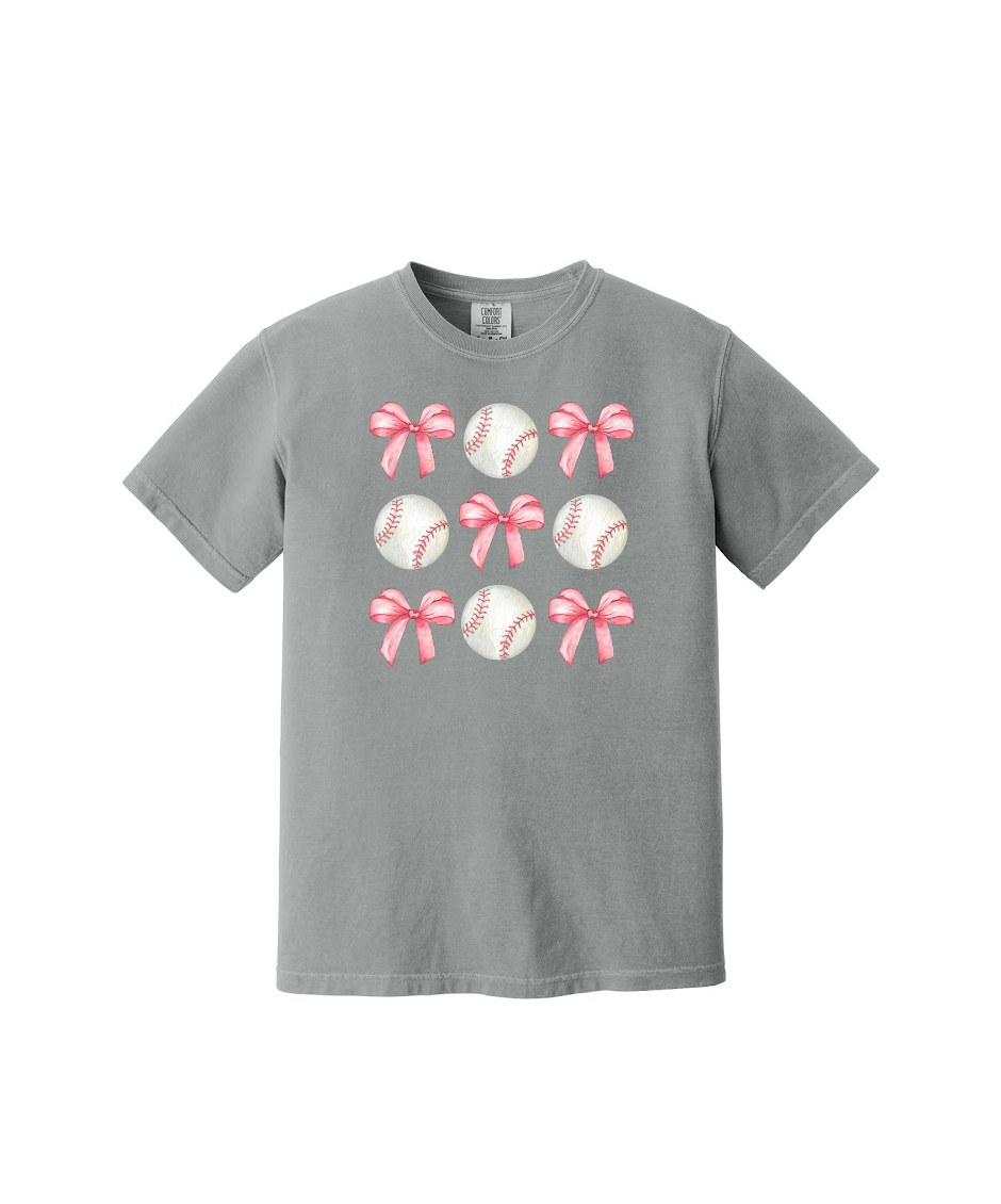 BASEBALL AND BOWS - Comfort Colors® Heavyweight Ring Spun Tee 1717 (Copy)