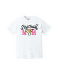 SOFTBALL MOM - Comfort Colors® Heavyweight Ring Spun Tee 1717