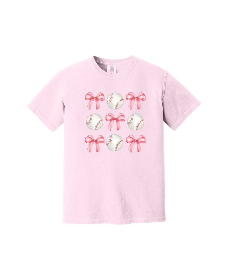BASEBALL AND BOWS - Comfort Colors® Heavyweight Ring Spun Tee 1717 (Copy)