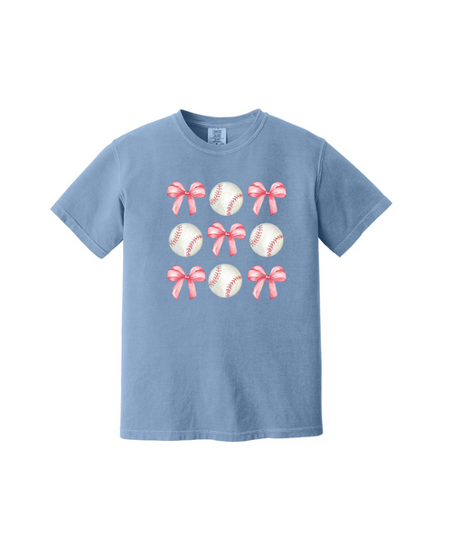 BASEBALL AND BOWS - Comfort Colors® Heavyweight Ring Spun Tee 1717 (Copy)