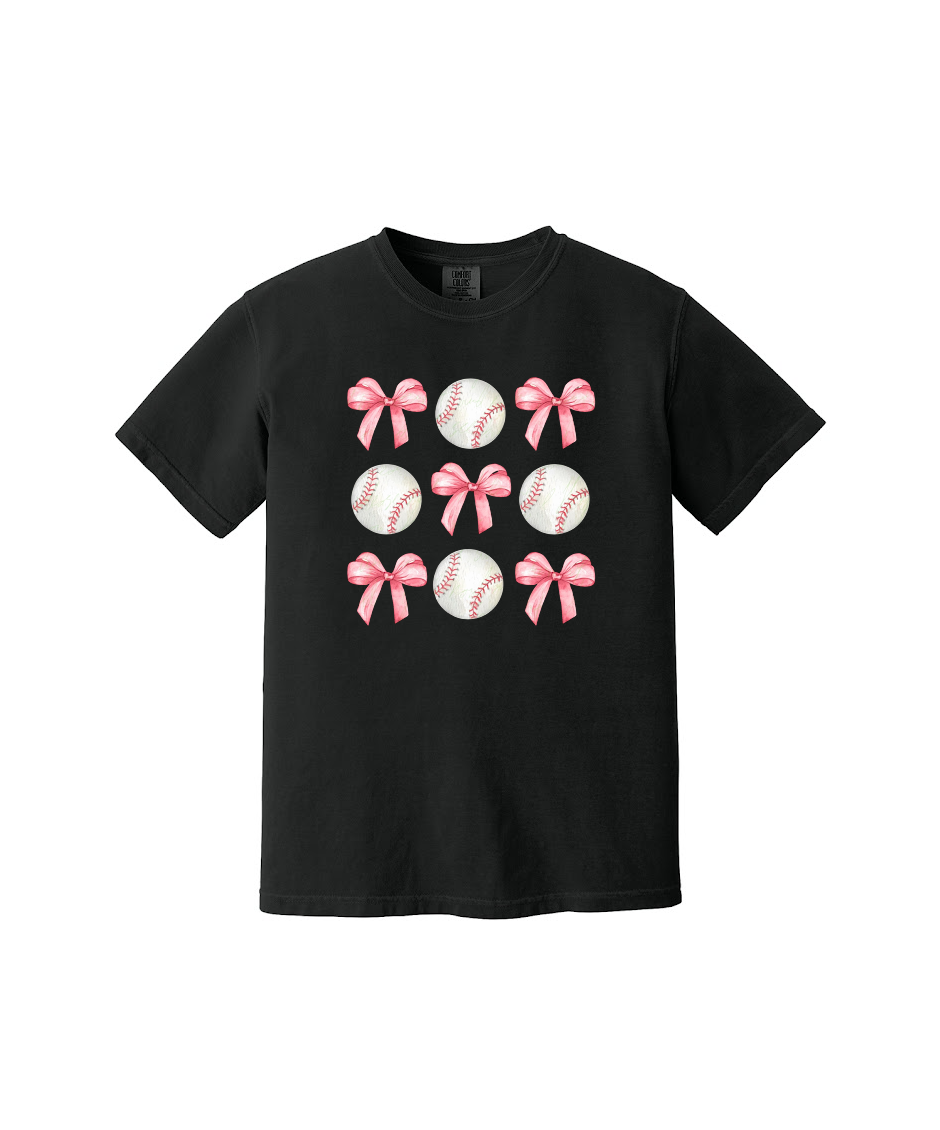 BASEBALL AND BOWS - Comfort Colors® Heavyweight Ring Spun Tee 1717 (Copy)