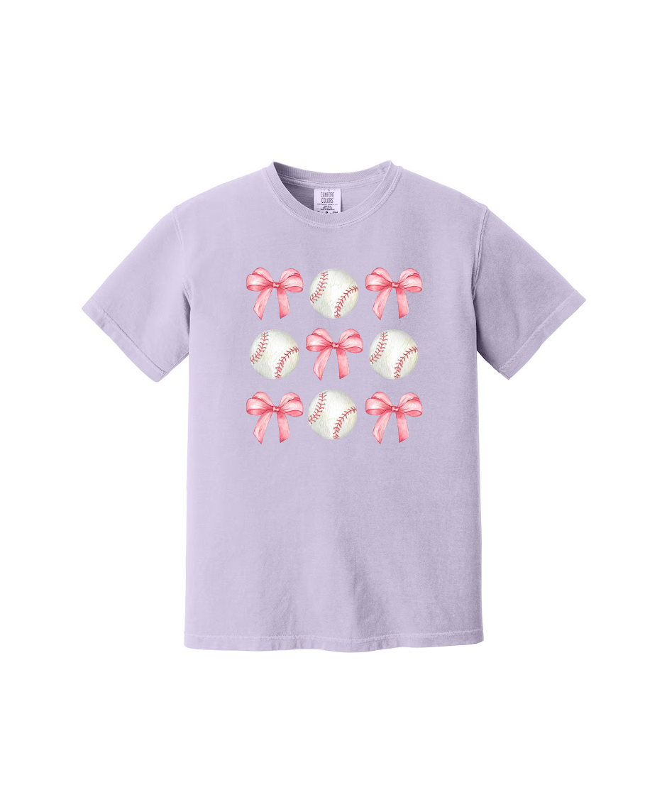 BASEBALL AND BOWS - Comfort Colors® Heavyweight Ring Spun Tee 1717 (Copy)