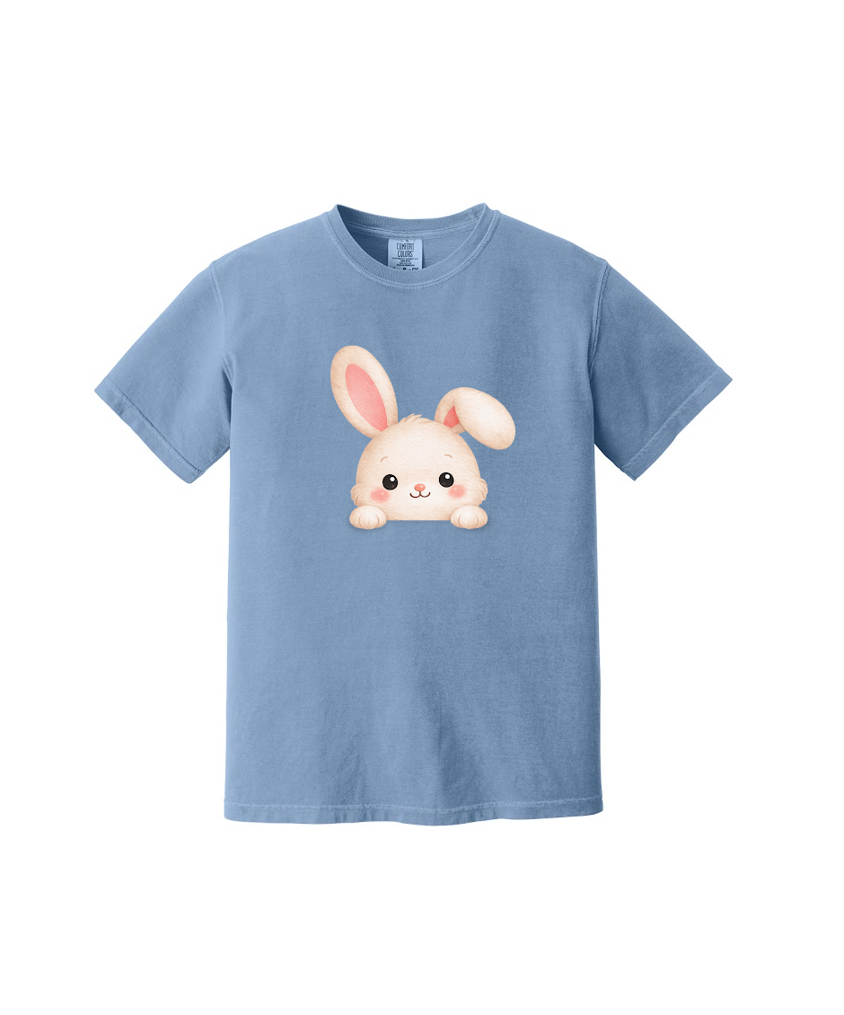 PEEPING BUNNY - Comfort Colors® Heavyweight Ring Spun Tee 1717