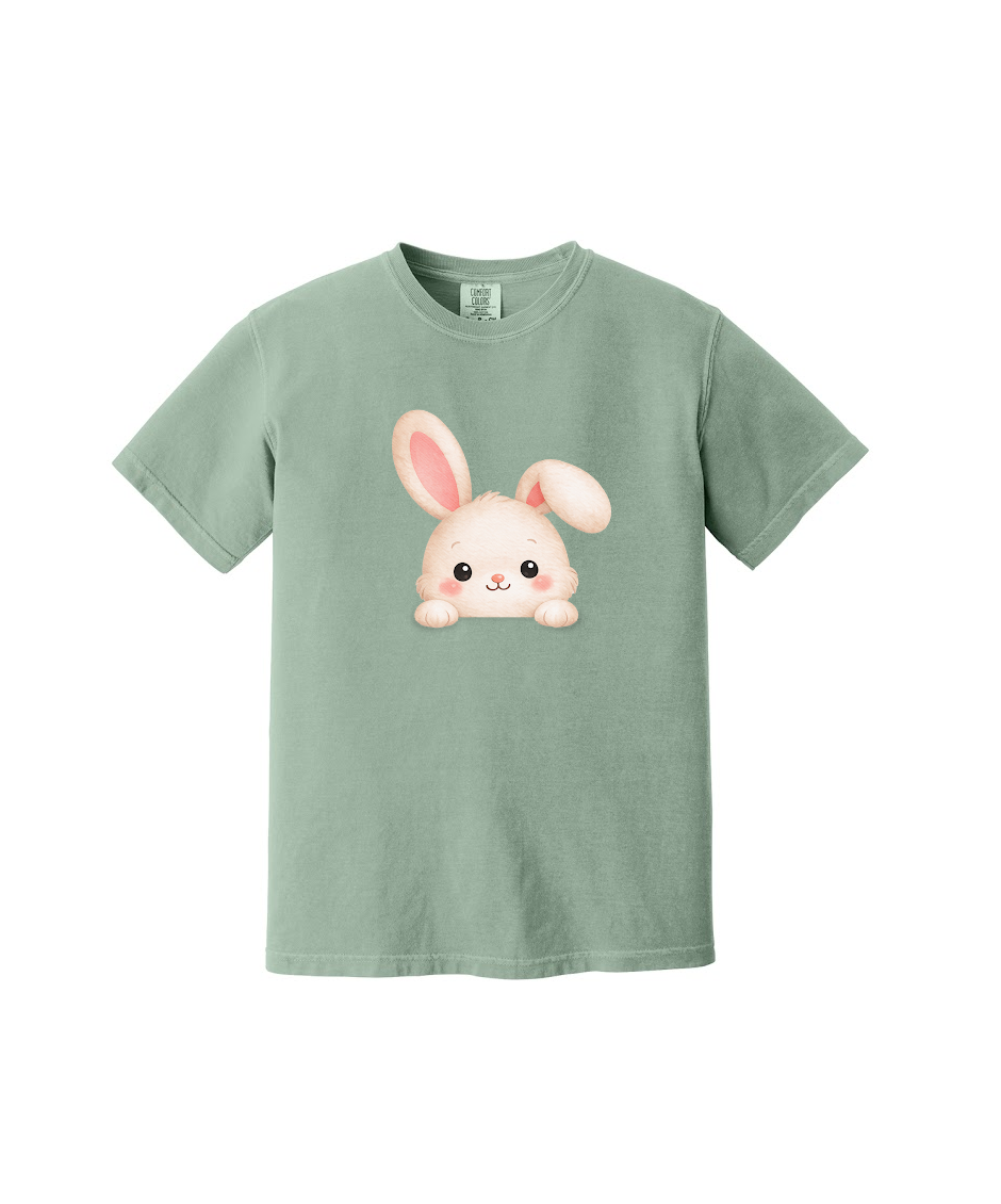 PEEPING BUNNY - Comfort Colors® Heavyweight Ring Spun Tee 1717