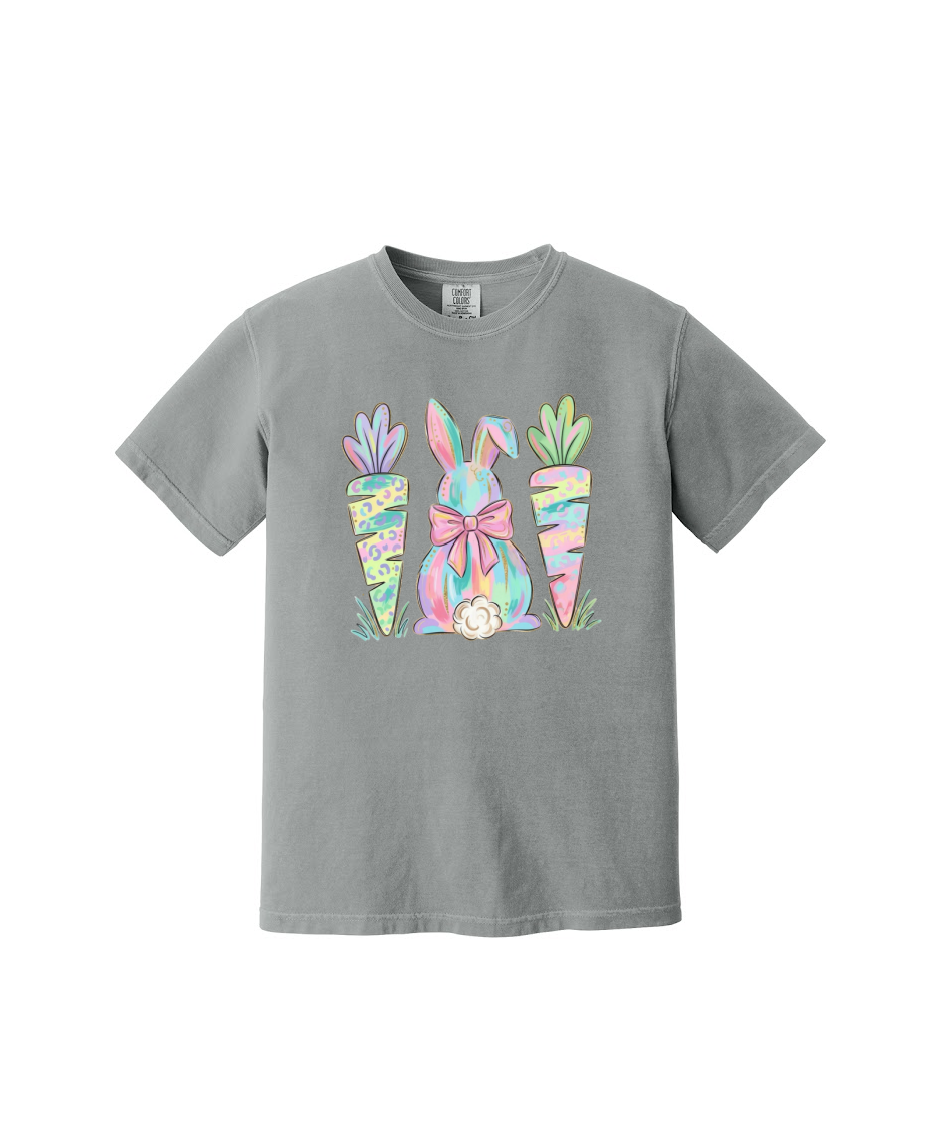 EASTER BUNNY AND CARROTS - Comfort Colors® Heavyweight Ring Spun Tee 1717