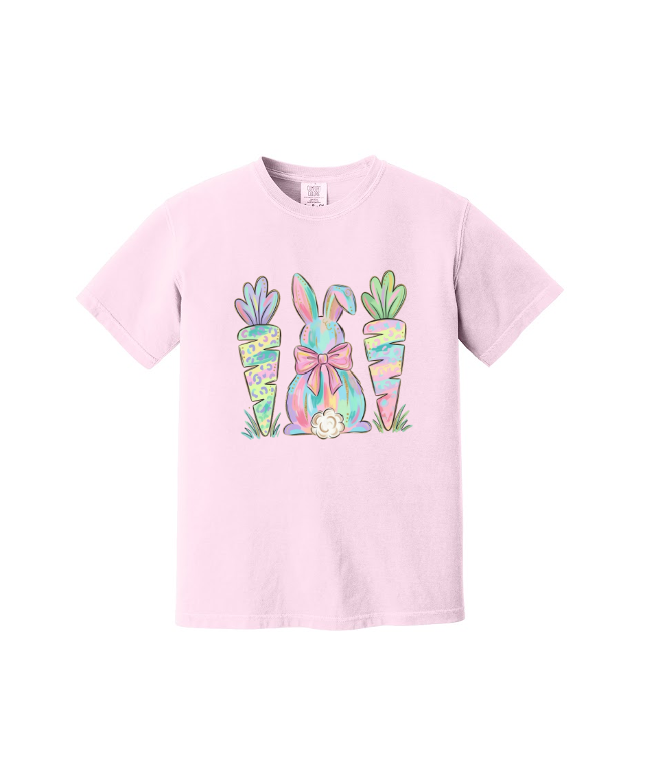 EASTER BUNNY AND CARROTS - Comfort Colors® Heavyweight Ring Spun Tee 1717