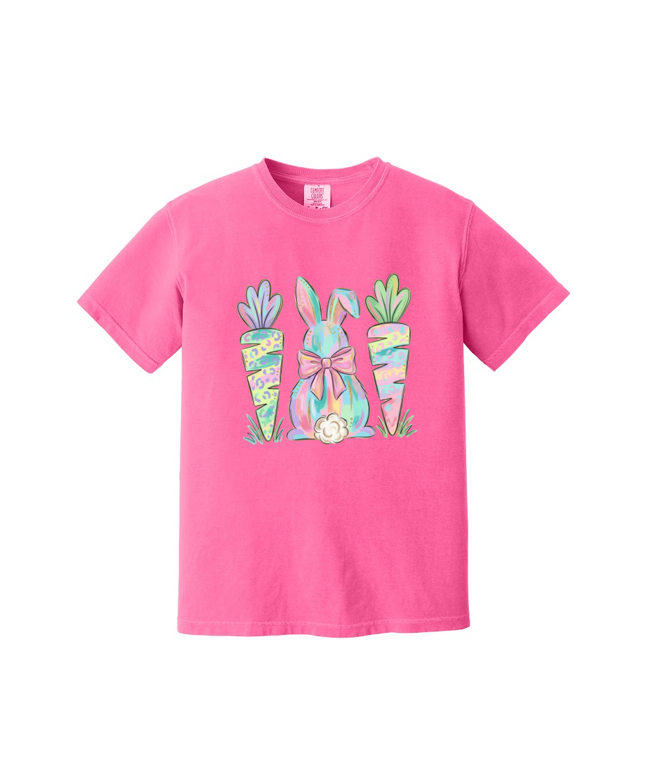 EASTER BUNNY AND CARROTS - Comfort Colors® Heavyweight Ring Spun Tee 1717