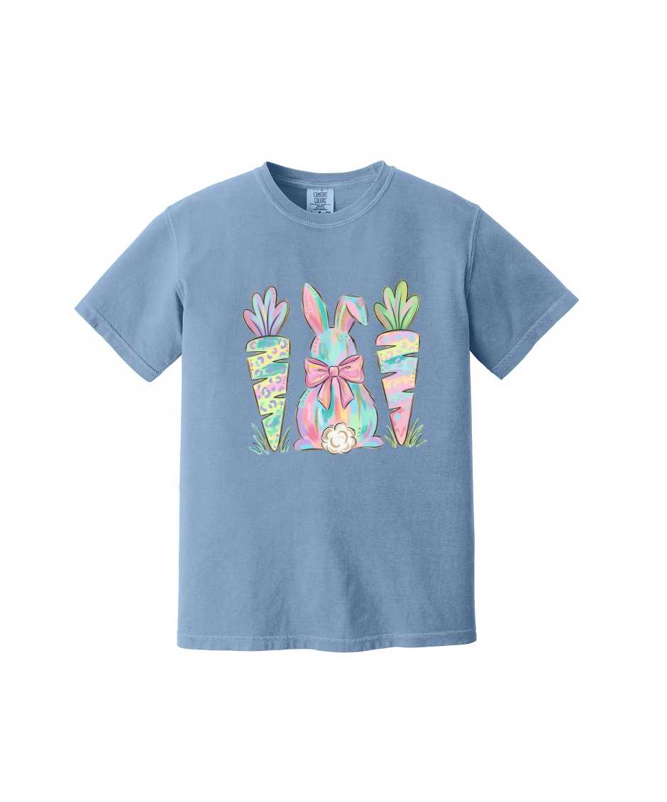 EASTER BUNNY AND CARROTS - Comfort Colors® Heavyweight Ring Spun Tee 1717