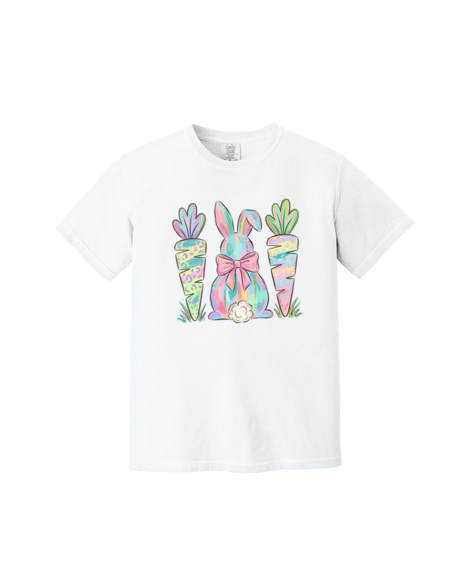 EASTER BUNNY AND CARROTS - Comfort Colors® Heavyweight Ring Spun Tee 1717