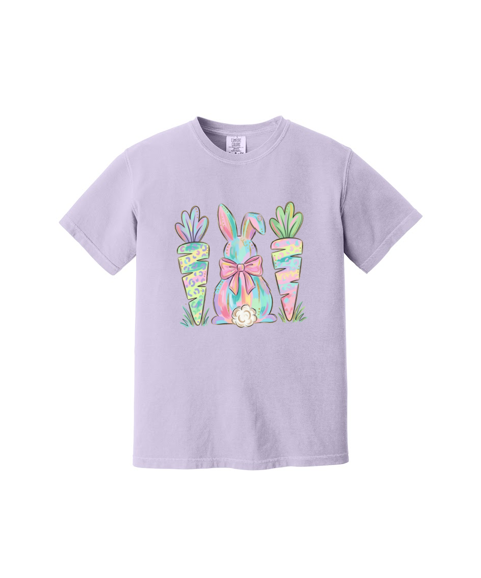 EASTER BUNNY AND CARROTS - Comfort Colors® Heavyweight Ring Spun Tee 1717