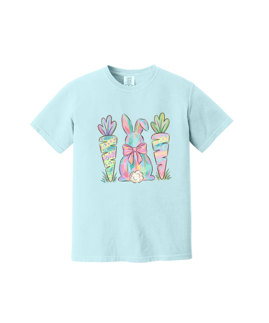 EASTER BUNNY AND CARROTS - Comfort Colors® Heavyweight Ring Spun Tee 1717