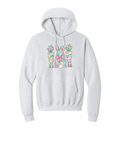 EASTER BUNNY AND CARROTS - Port & Co™ Core Fleece Pullover HOODED Sweatshirt