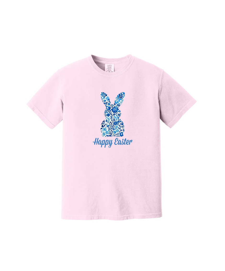 BUNNY FLORAL- Comfort Colors® Heavyweight Ring Spun Tee 1717