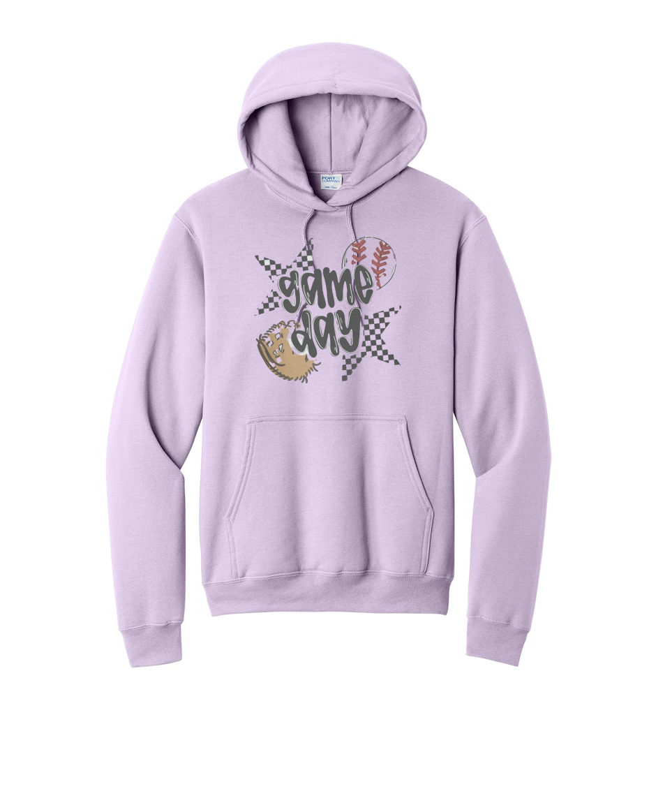GAME DAY - Port & Co™ Core Fleece Pullover HOODED Sweatshirt
