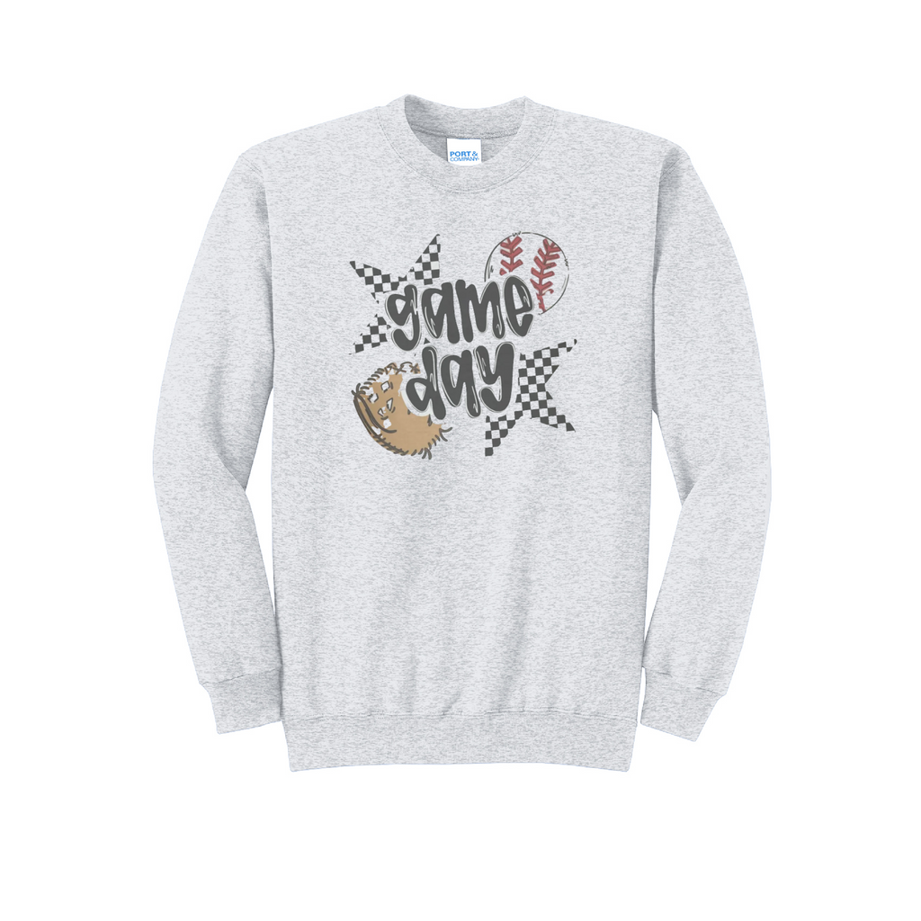 GAME DAY - Port & Co™ Core Fleece Pullover CREW NECK Sweatshirt