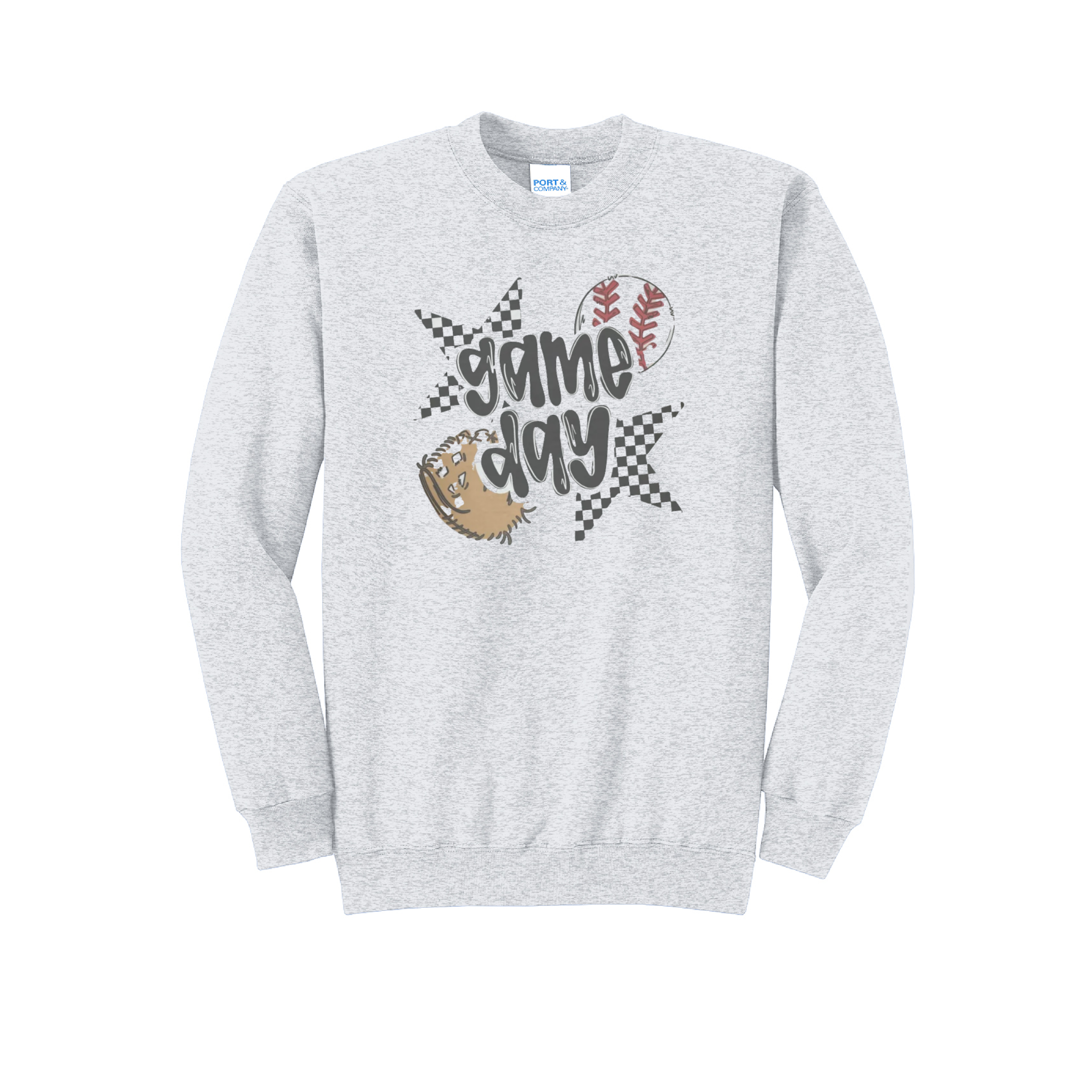 GAME DAY - Port & Co™ Core Fleece Pullover CREW NECK Sweatshirt