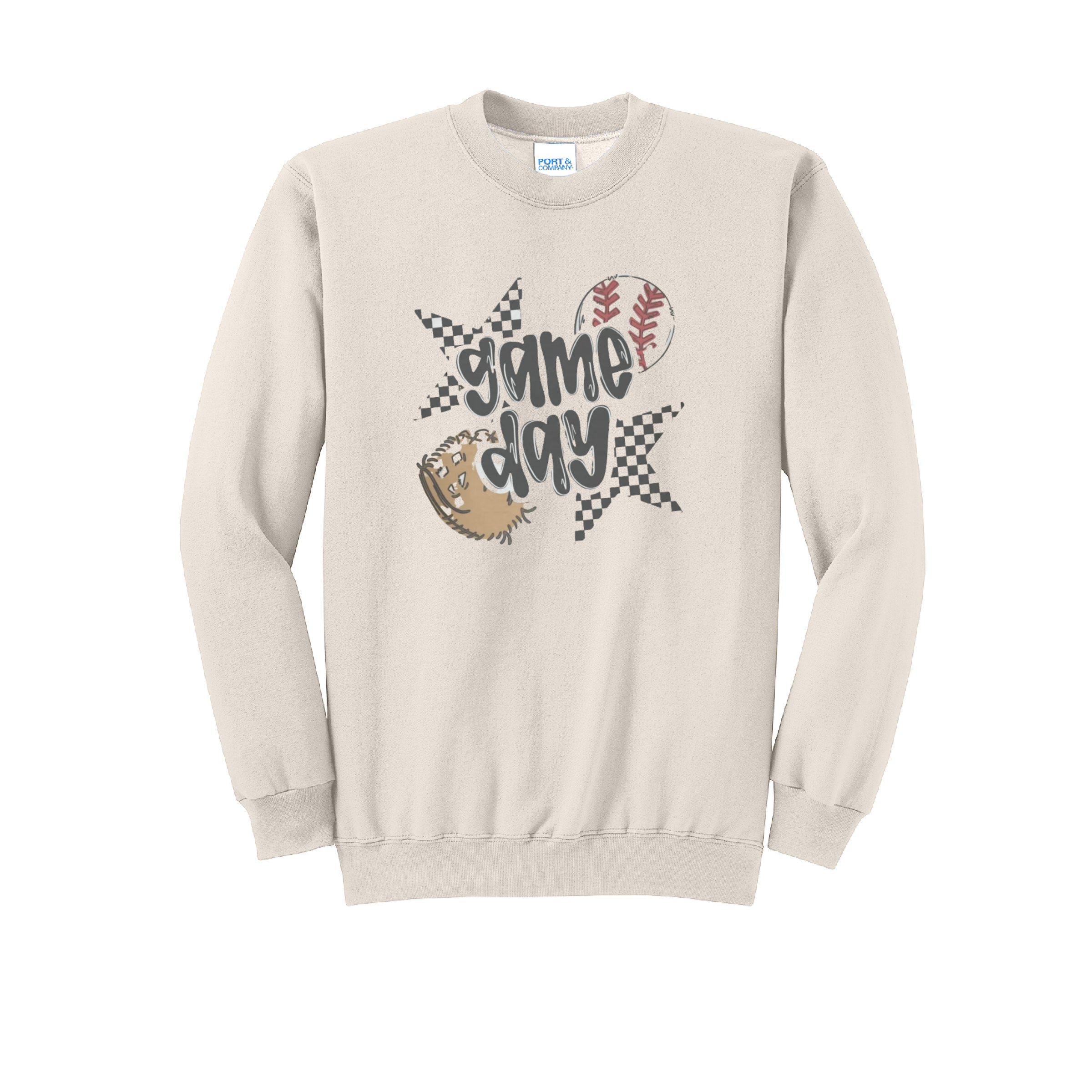GAME DAY - Port & Co™ Core Fleece Pullover CREW NECK Sweatshirt