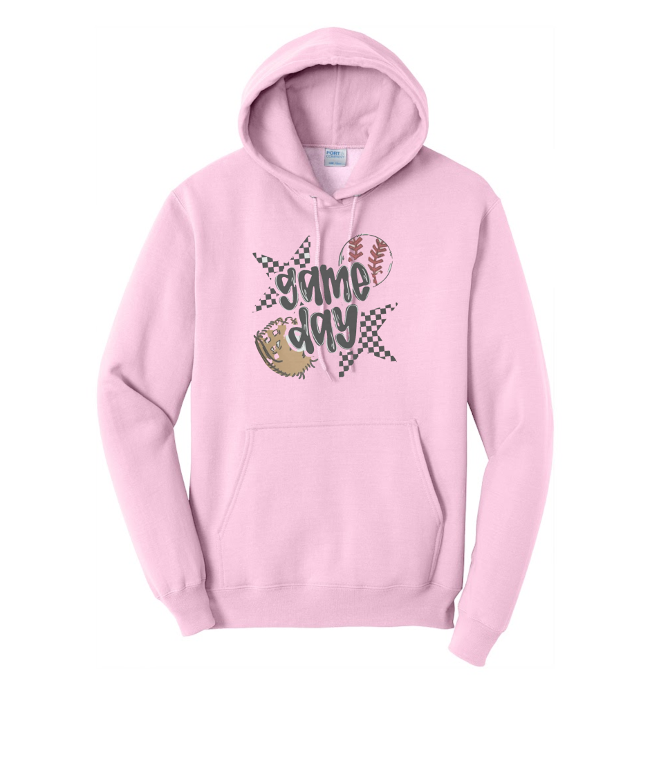 GAME DAY - Port & Co™ Core Fleece Pullover HOODED Sweatshirt