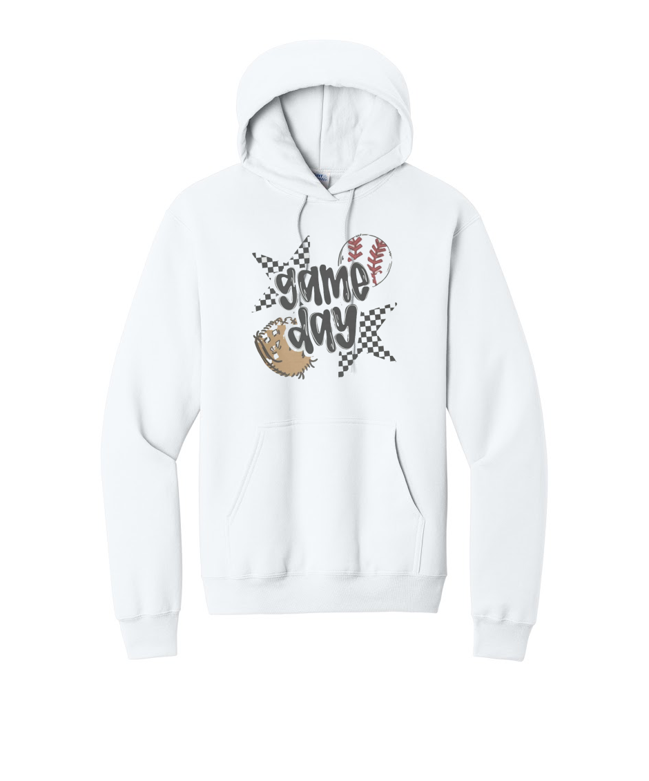 GAME DAY - Port & Co™ Core Fleece Pullover HOODED Sweatshirt