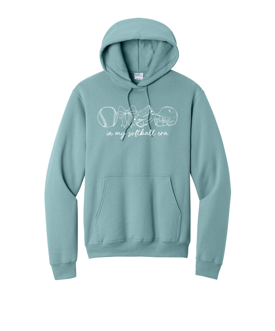SOFTBALL ERA - Port & Co™ Core Fleece Pullover HOODED Sweatshirt