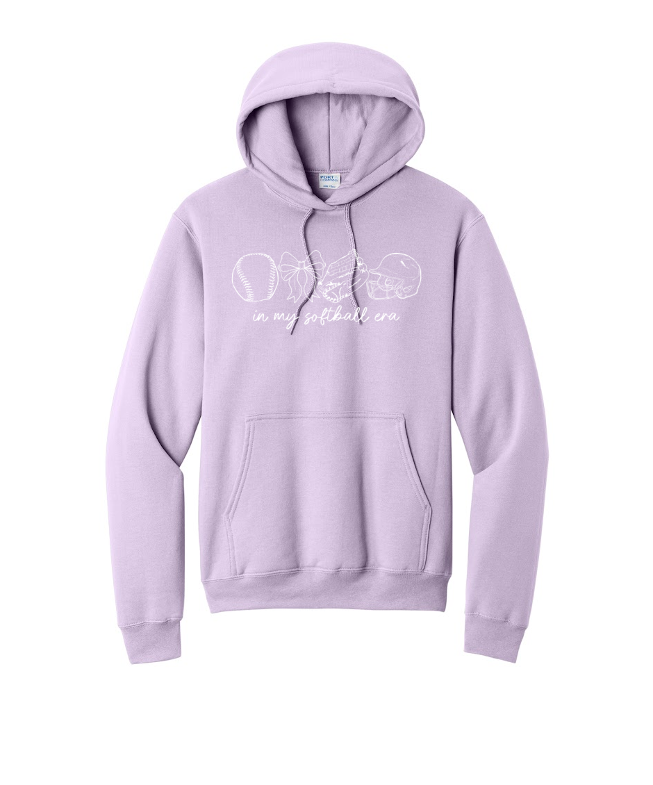 SOFTBALL ERA - Port & Co™ Core Fleece Pullover HOODED Sweatshirt