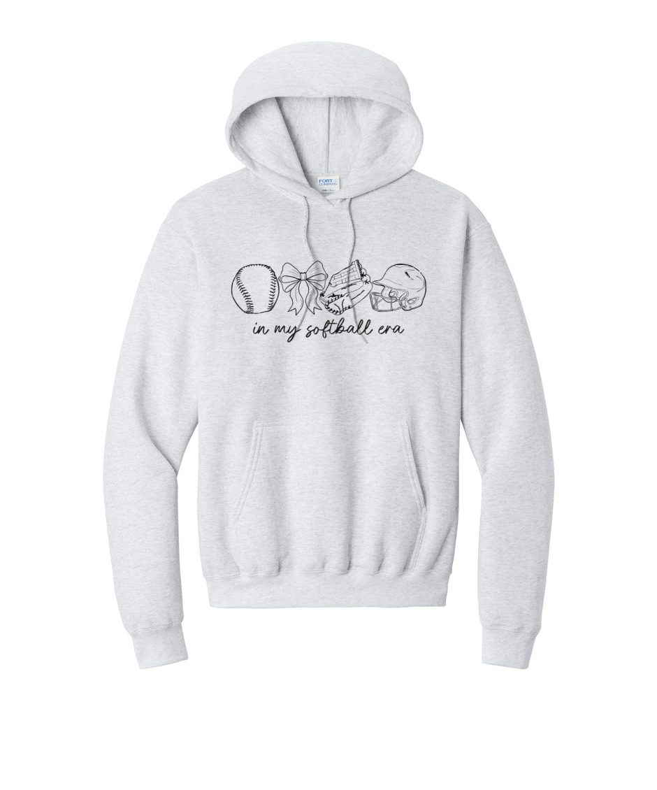 SOFTBALL ERA - Port & Co™ Core Fleece Pullover HOODED Sweatshirt