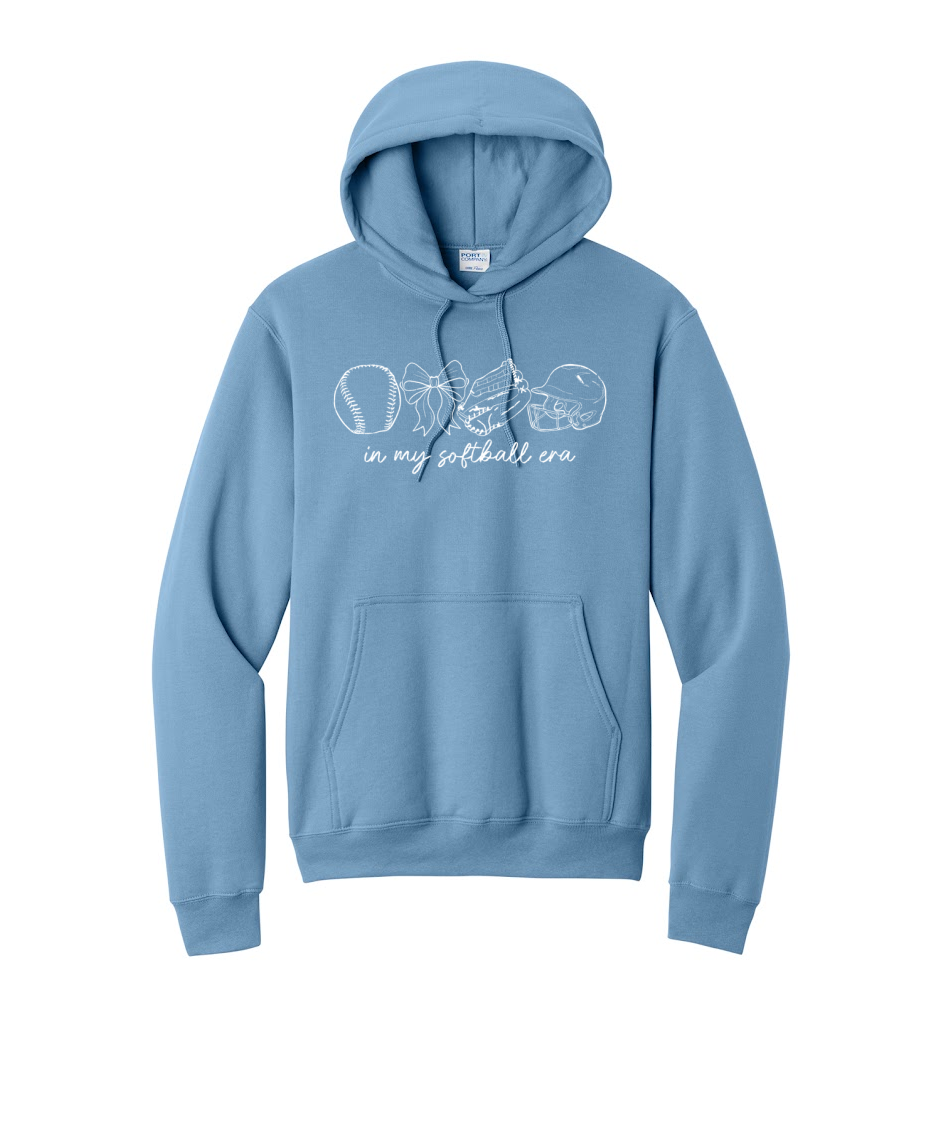 SOFTBALL ERA - Port & Co™ Core Fleece Pullover HOODED Sweatshirt