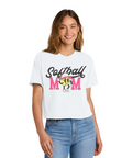 SOFTBALL MOM -Comfort Colors® Women’s Heavyweight Boxy Tee