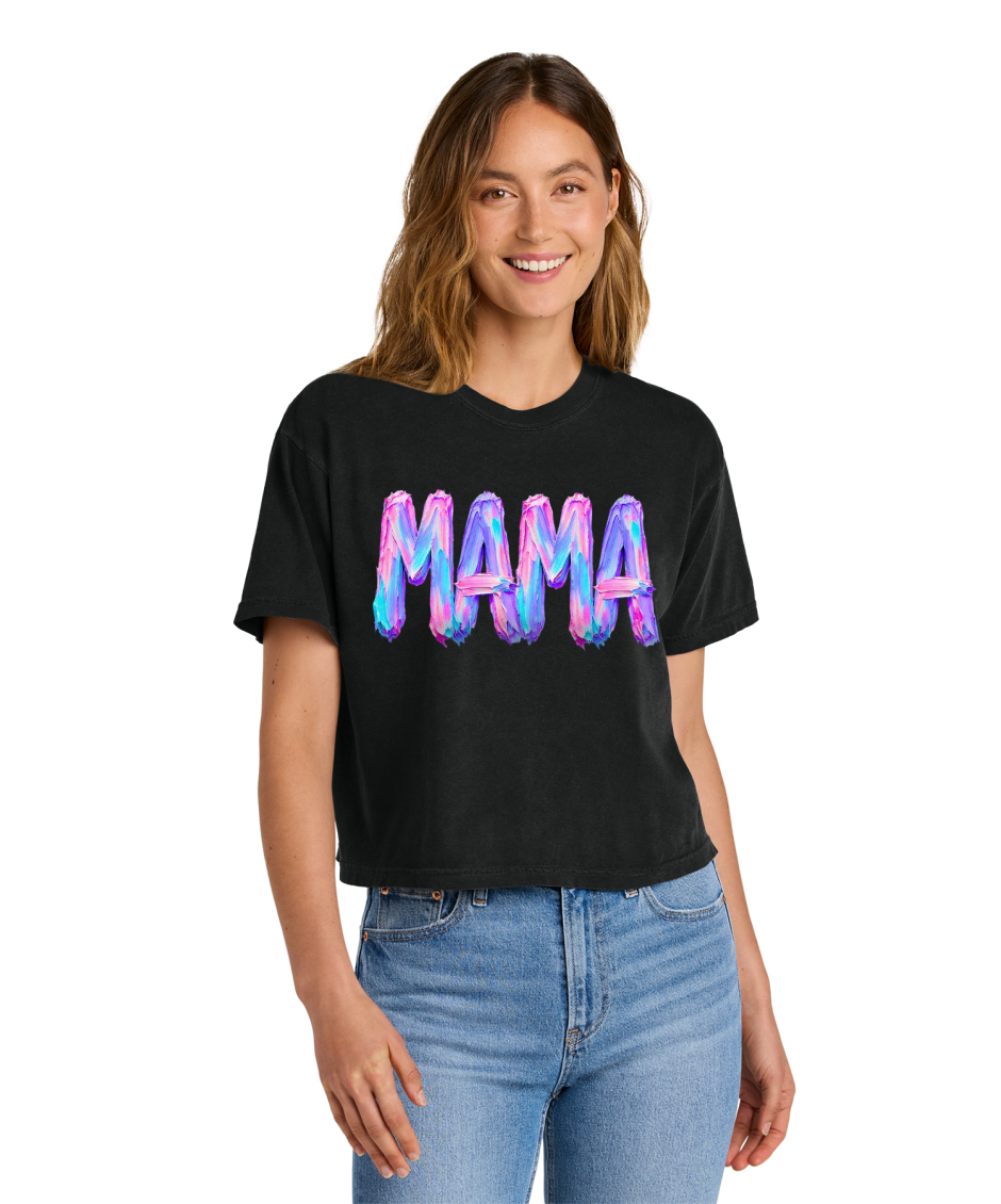 MAMA - Comfort Colors® Women’s Heavyweight Boxy Tee