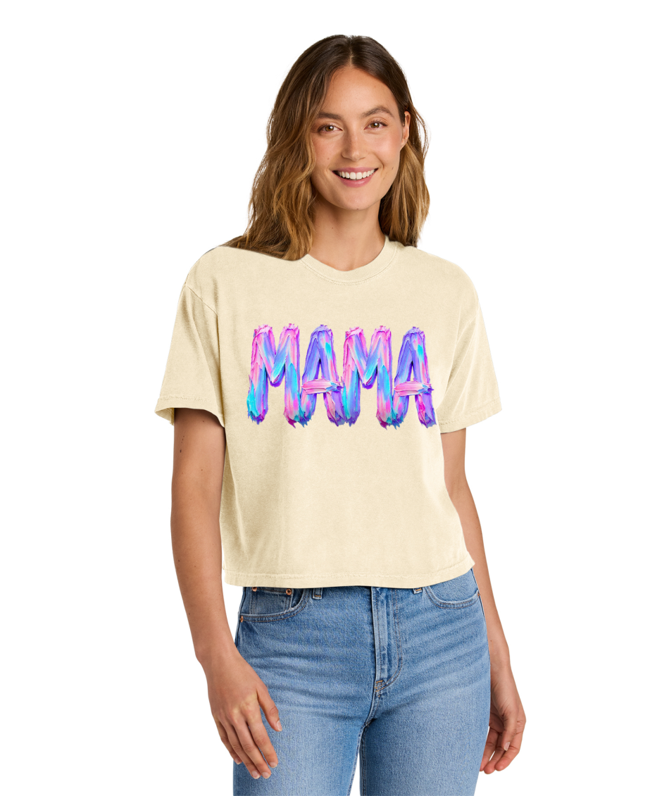 MAMA - Comfort Colors® Women’s Heavyweight Boxy Tee