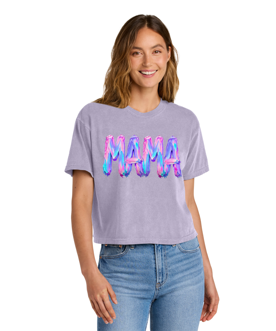 MAMA - Comfort Colors® Women’s Heavyweight Boxy Tee