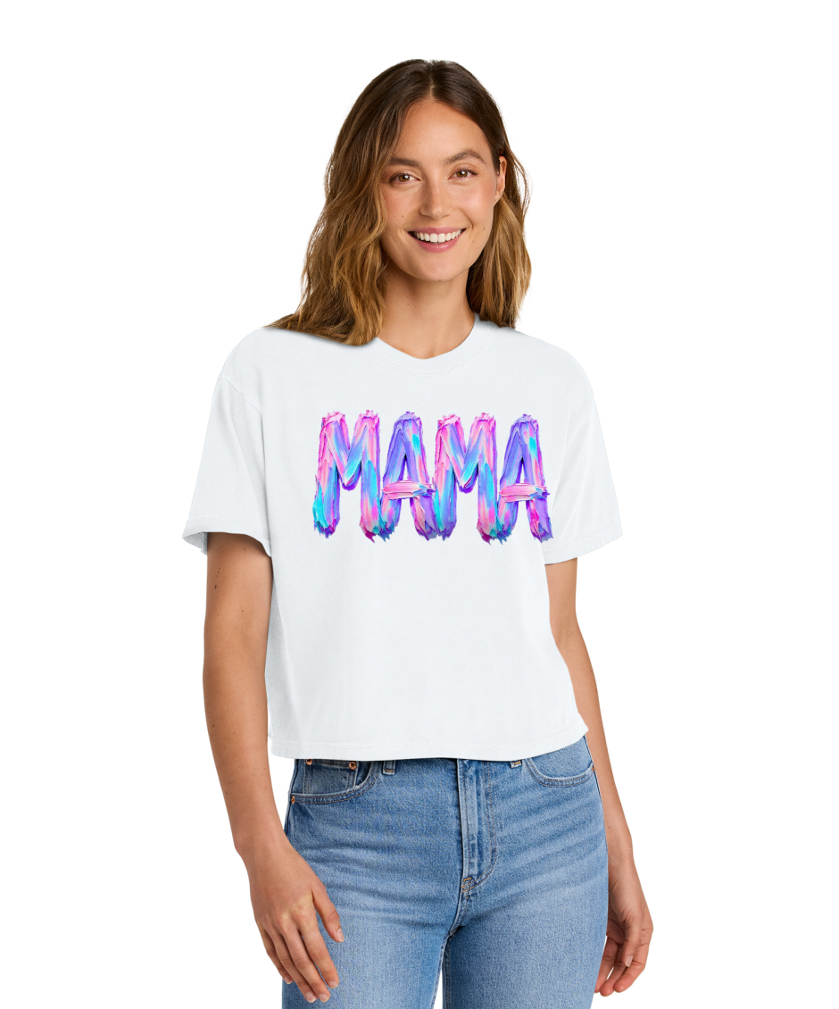 MAMA - Comfort Colors® Women’s Heavyweight Boxy Tee