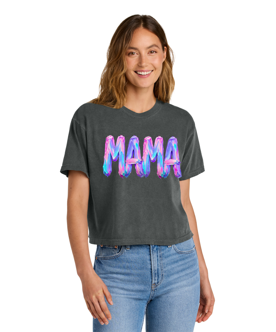 MAMA - Comfort Colors® Women’s Heavyweight Boxy Tee