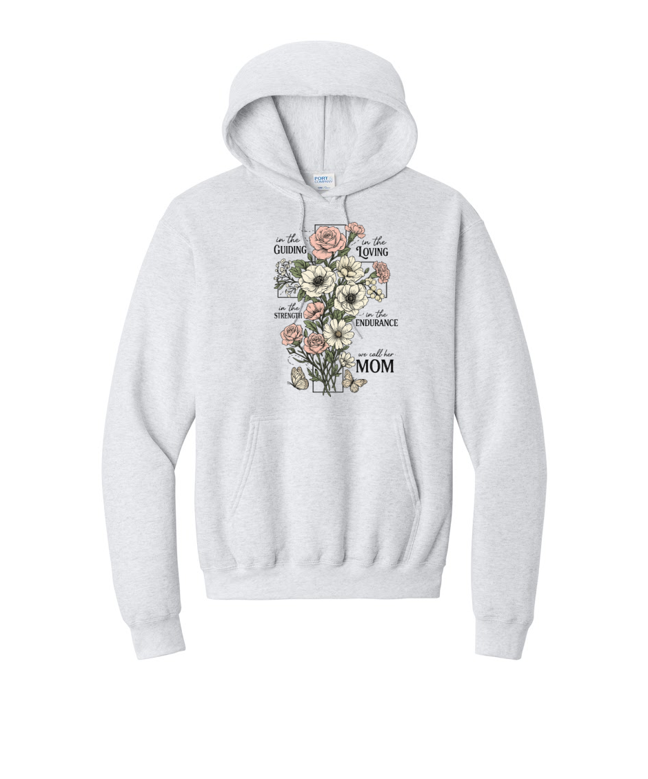 MAMA CROSS- Port & Co™ Core Fleece Pullover HOODED Sweatshirt (Copy)