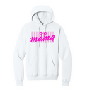 MAMA STRIPES- Port & Co™ Core Fleece Pullover HOODED Sweatshirt