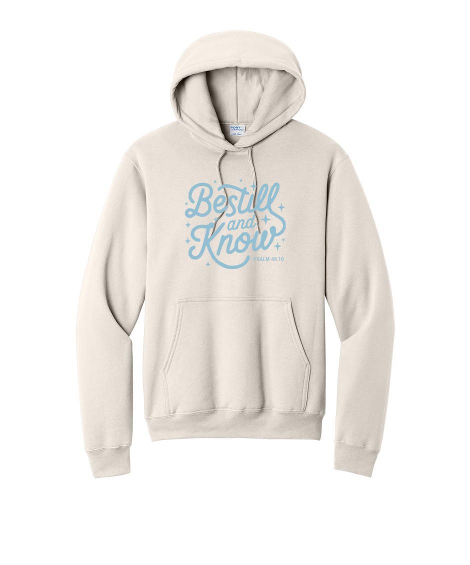 BE STILL- Port & Co™ Core Fleece Pullover HOODED Sweatshirt (Copy)
