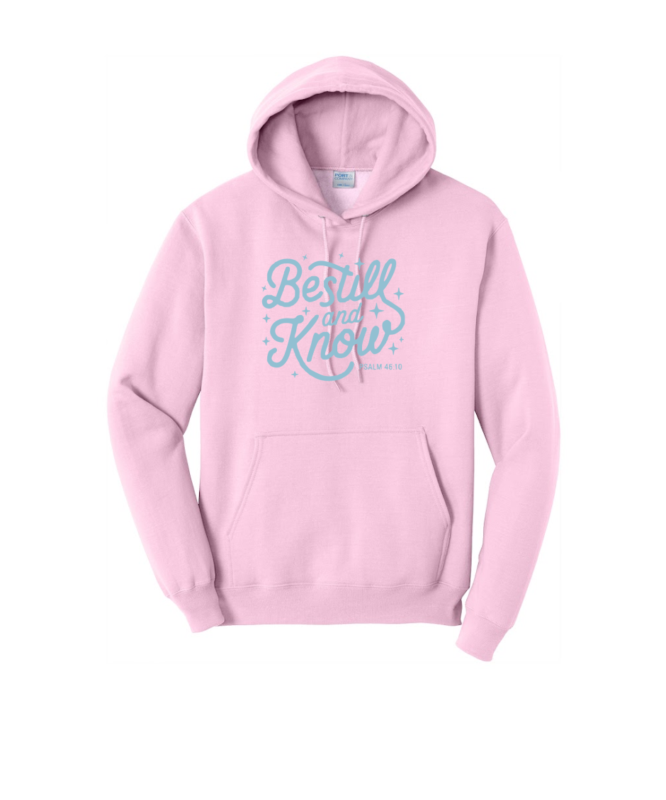 BE STILL- Port & Co™ Core Fleece Pullover HOODED Sweatshirt (Copy)